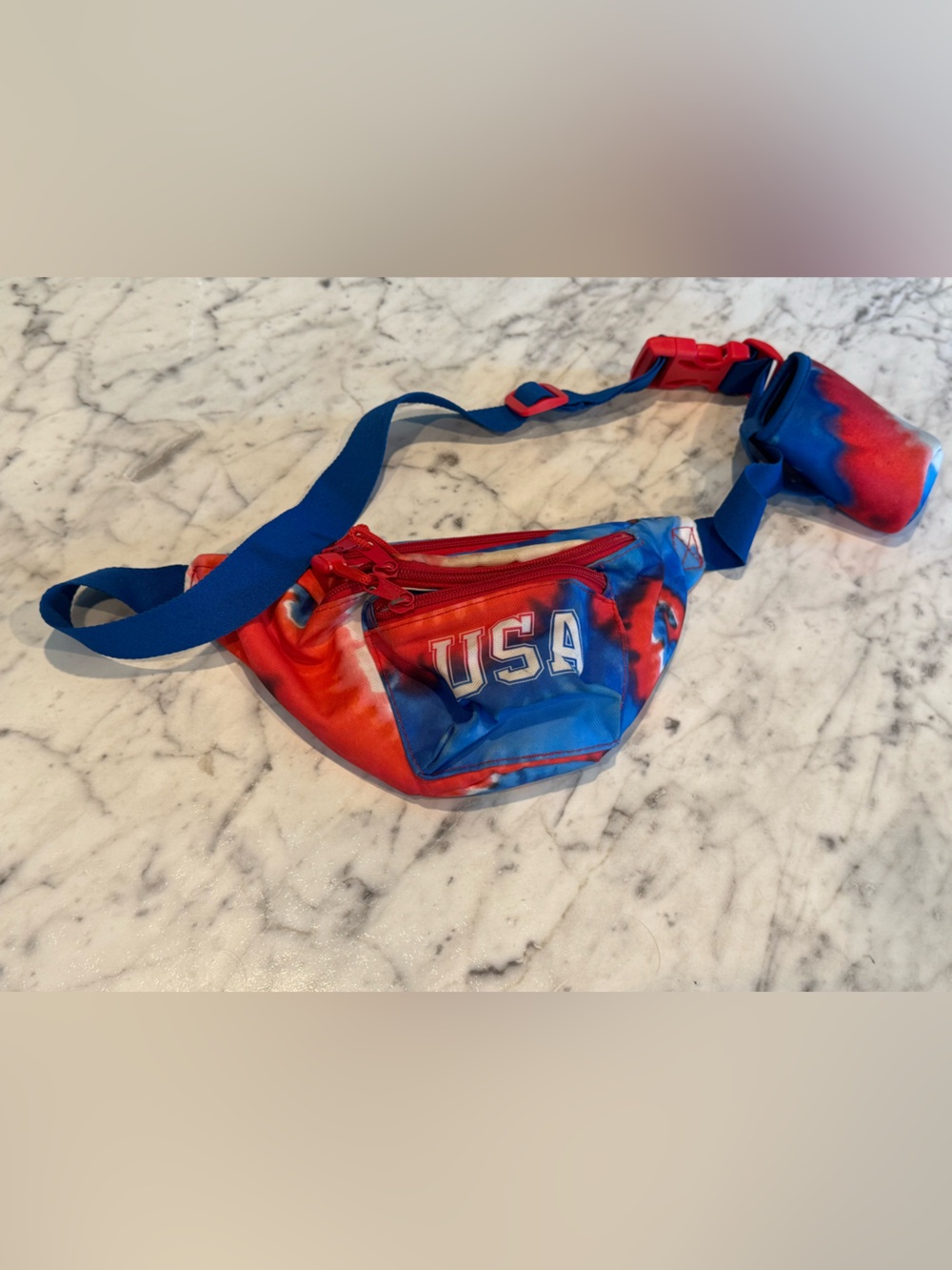 USA Tie-Dye Fanny Pack